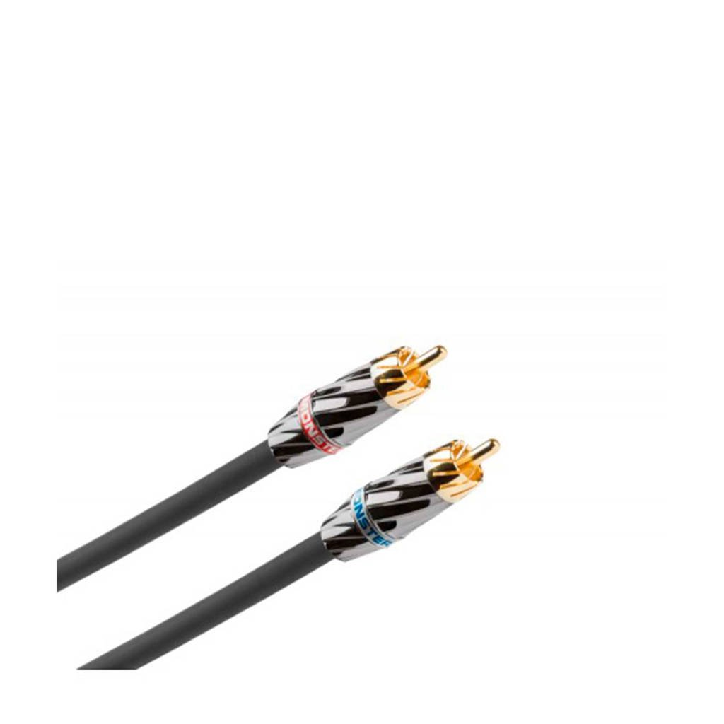 Monster tulp/RCA kabel, Zwart