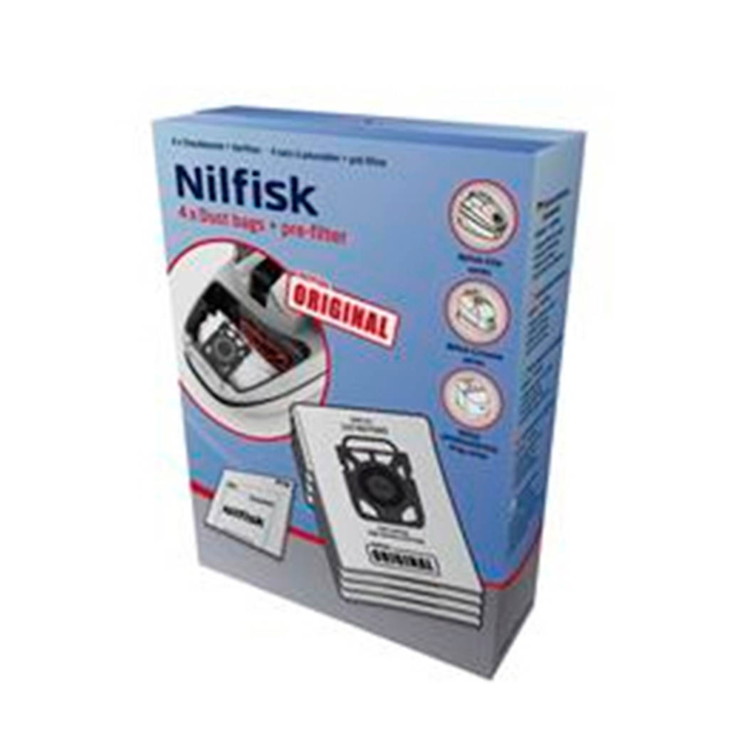 Nilfisk ELITE & EXTREME stofzuigerzakken Elite & Extreme 4 stuks + pre-filter