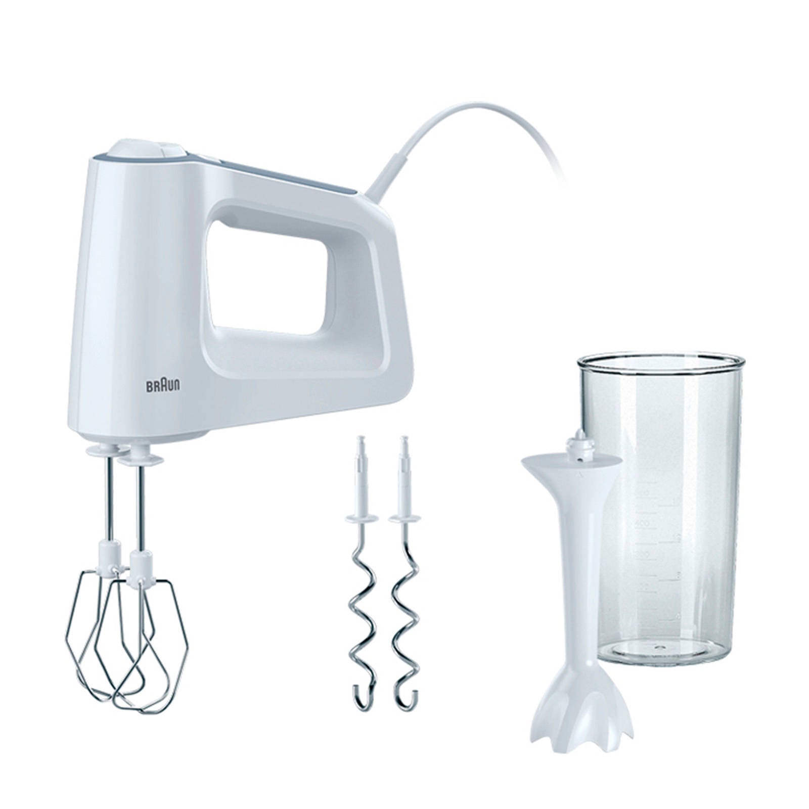 Braun HM3105WH MultiMix3 handmixer | wehkamp