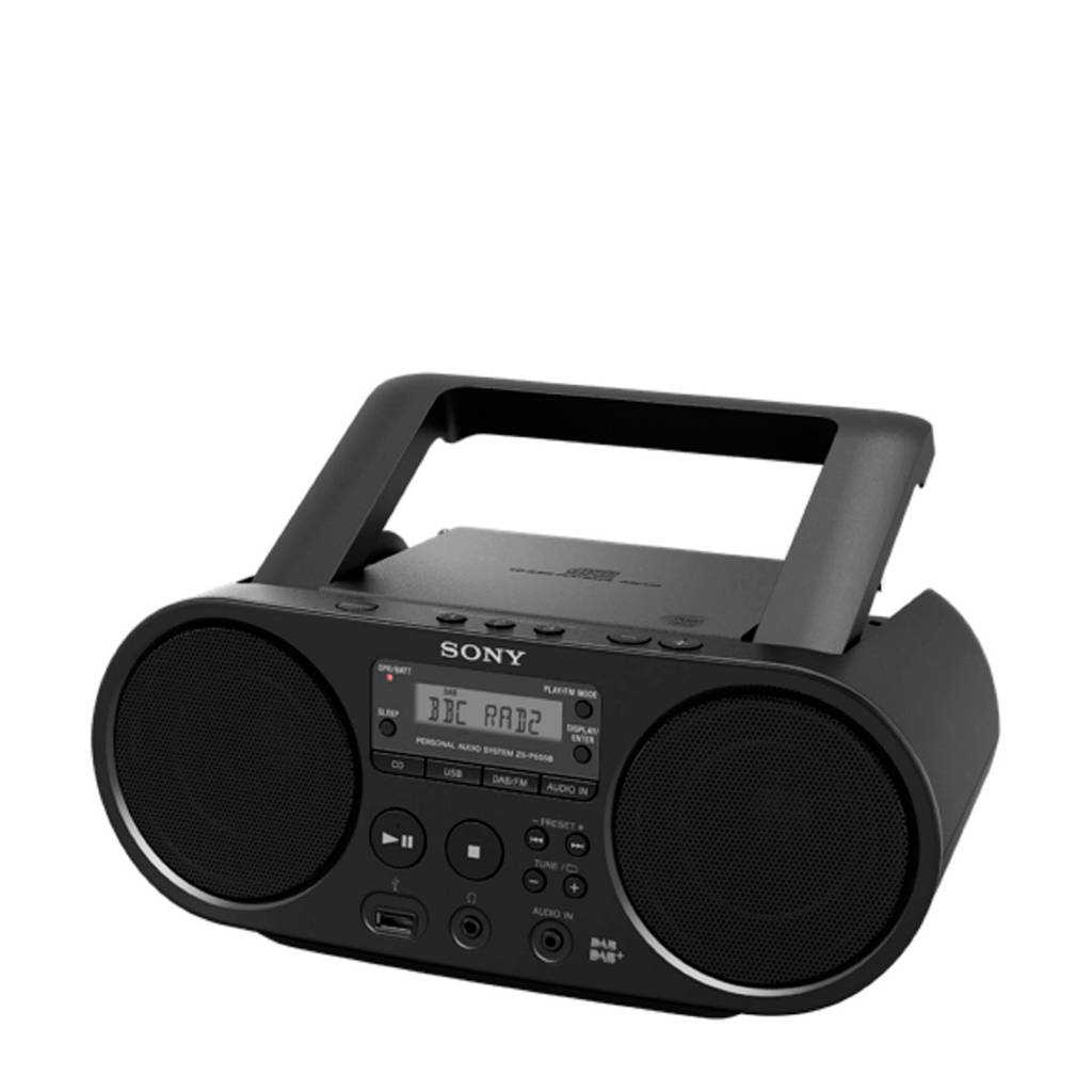 krijgen Asser zwak Sony ZSPS55B CED radio + CD speler zwart | wehkamp