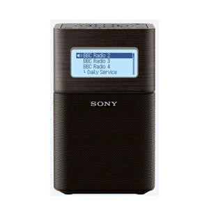 XDRV1BTDB.EU8 draagbare DAB/DAB+ wekkerradio zwart