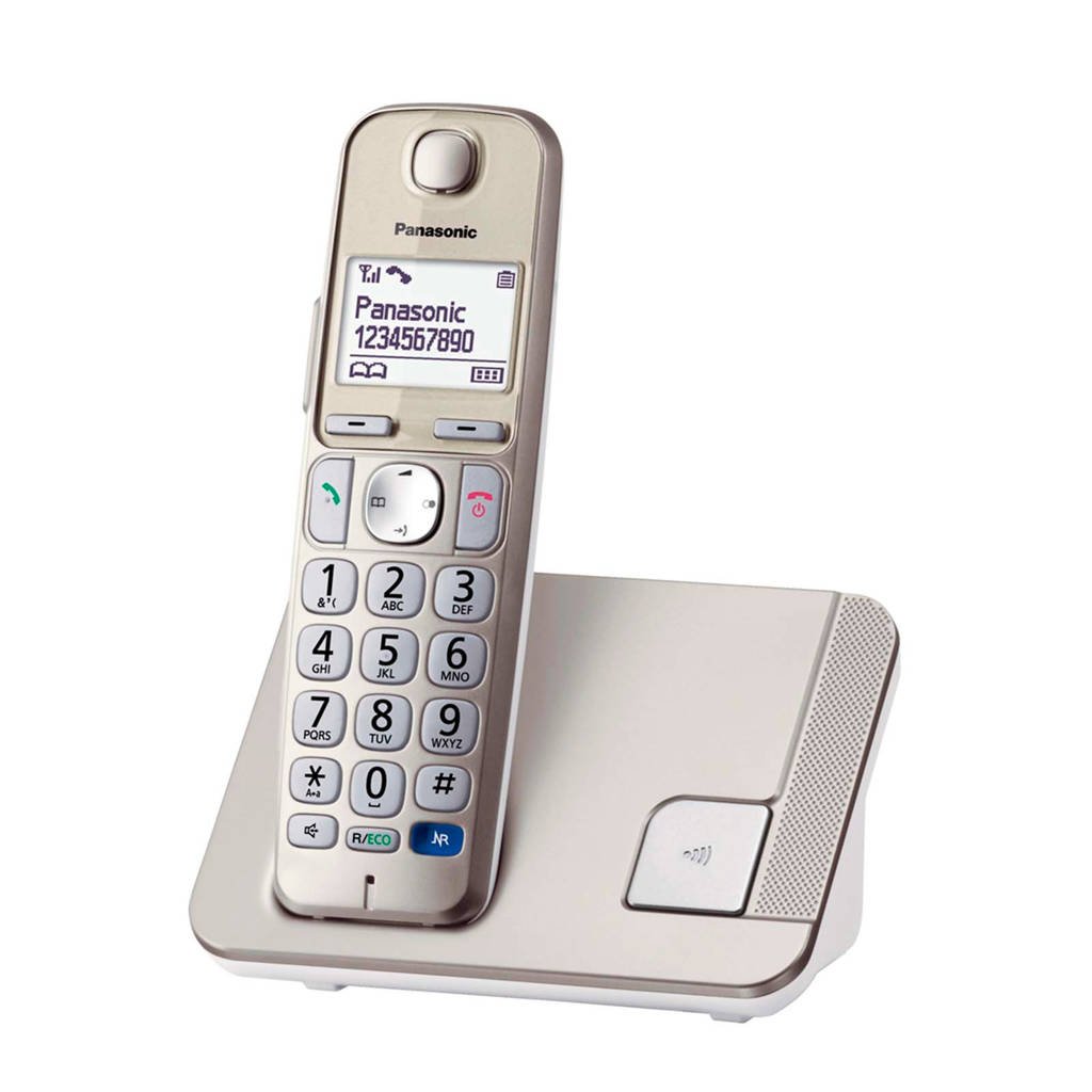 Panasonic KX-TGE210NLN seniorentelefoon, Goud