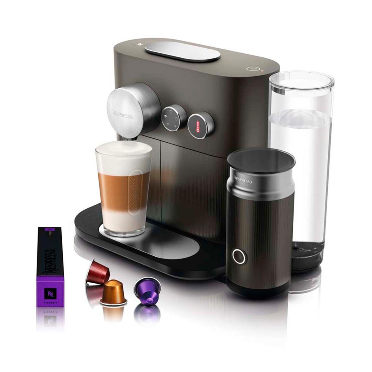 & Milk Grey M500 Nespresso machine | wehkamp