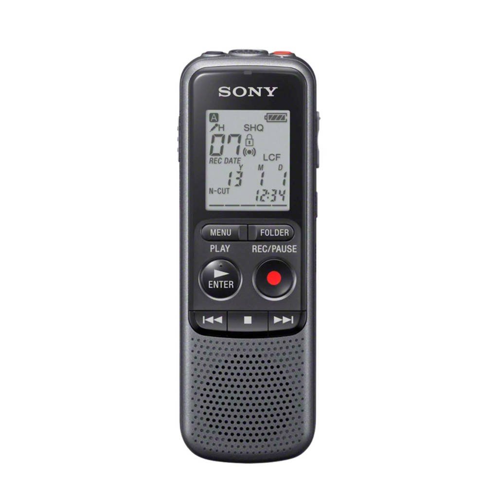 Sony ICDPX240.CE7 voicerecorder, Zwart, zilver