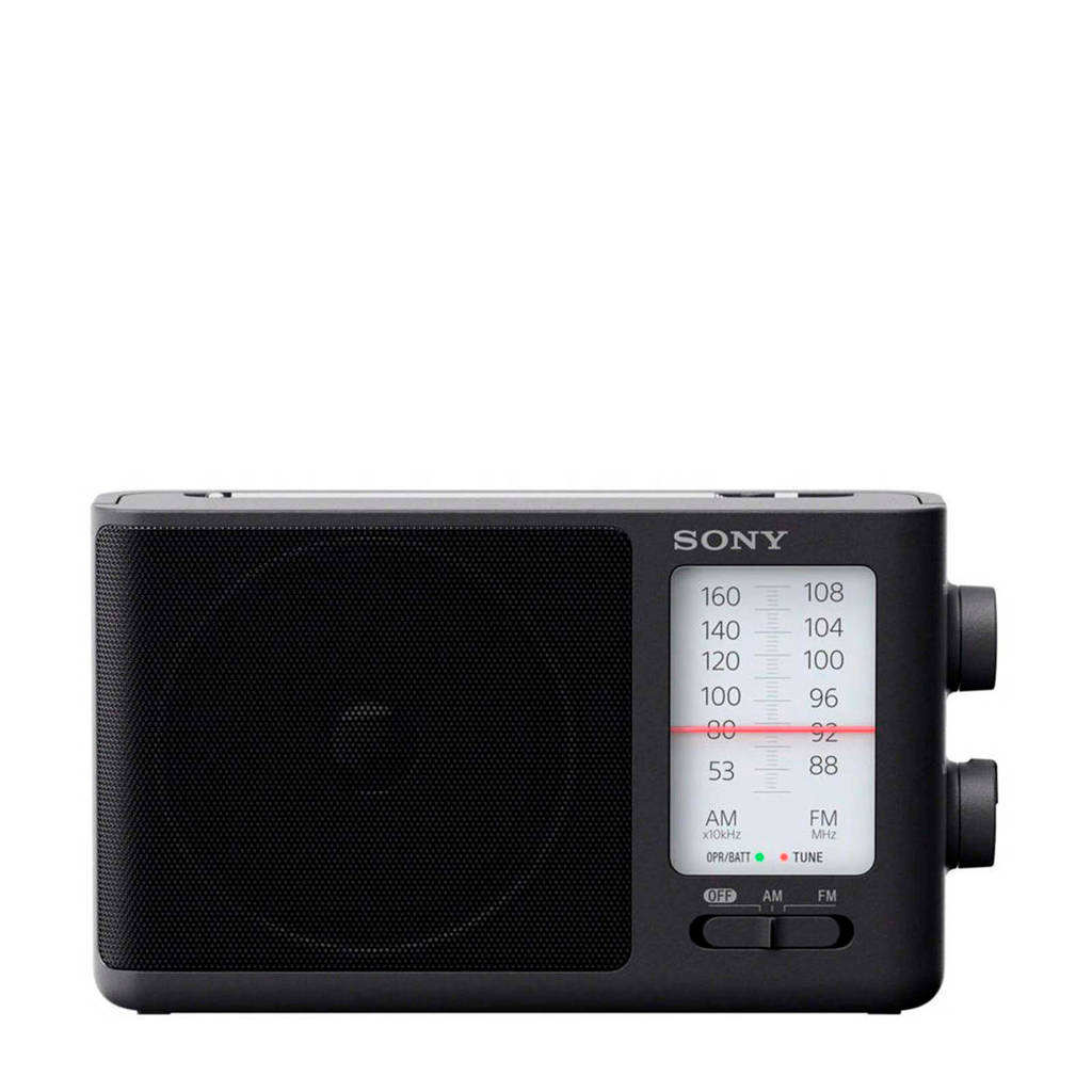 Sony ICF506 draagbare radio zwart, Zwart