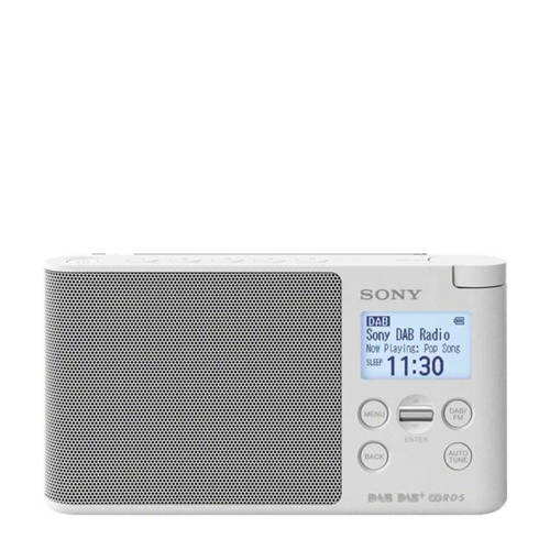 Sony Xdr S41D Draagbare Dab Radio Wit sony kopen in de aanbieding