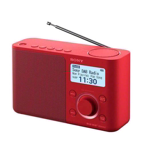 Sony Xdrs61Dr Radio Rood sony kopen in de aanbieding