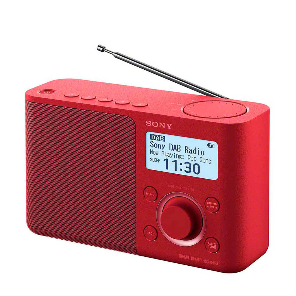 Sony XDRS61DR radio rood, Rood