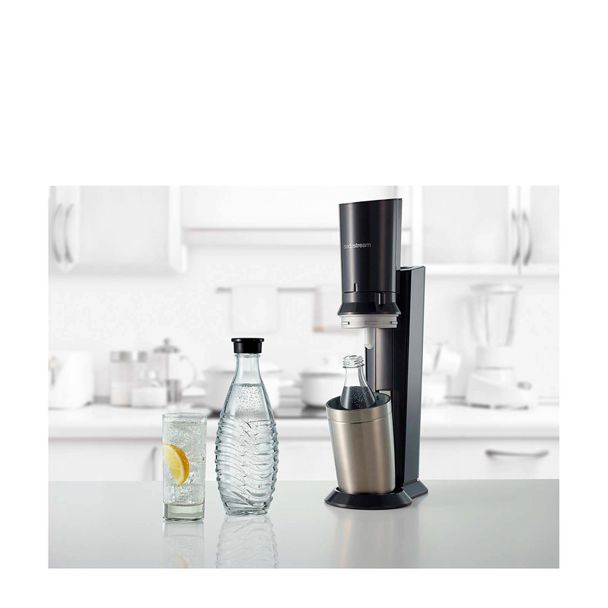 Sodastream CRYSTAL BLACK/METAL SodaStream soda maker Crystal wehkamp