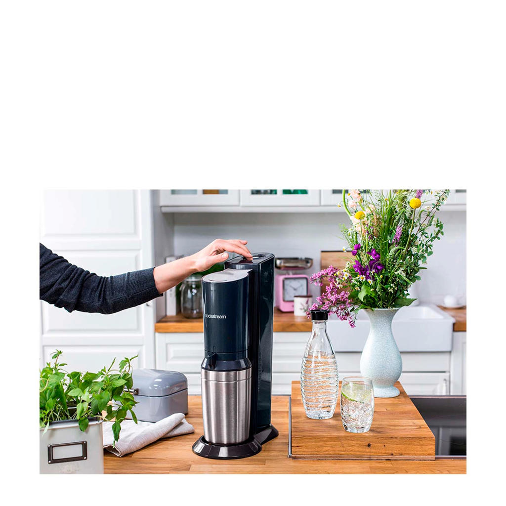 Sodastream CRYSTAL BLACK/METAL SodaStream soda maker Crystal wehkamp