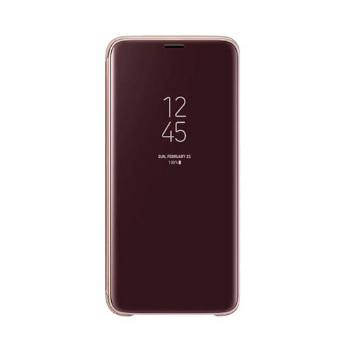 Samsung Galaxy S9 Clear Standing Viewcover Goud samsung kopen in de aanbieding