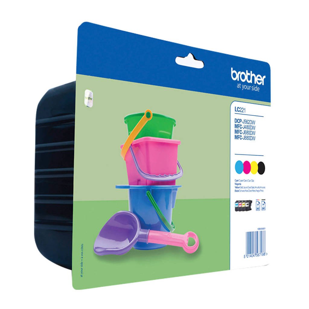 Brother LC-221VALBP multi cartridges, Multi