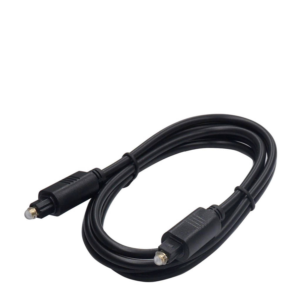 Temium digitale audiokabel 1,2 m, Zwart