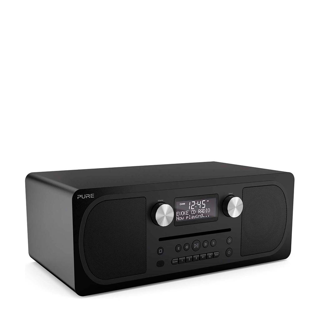 Pure EVOKE CD6 SIENA BLACK DAB+ radio wehkamp