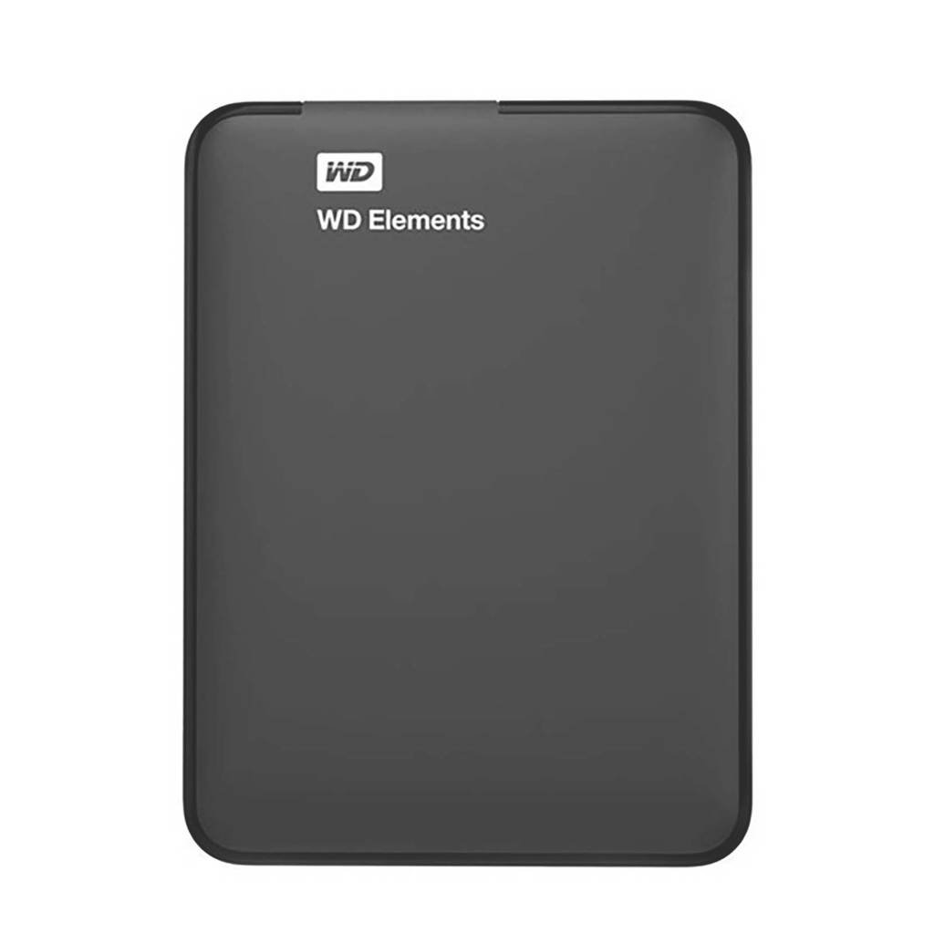 WD ELEMENTS 2.5 2TB harddisk, Zwart
