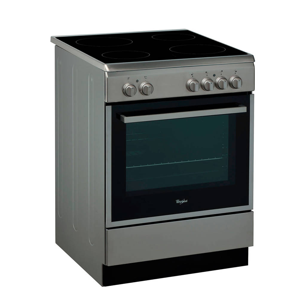 Whirlpool ACMT 6533/IX keramisch fornuis, Roestvrijstaal