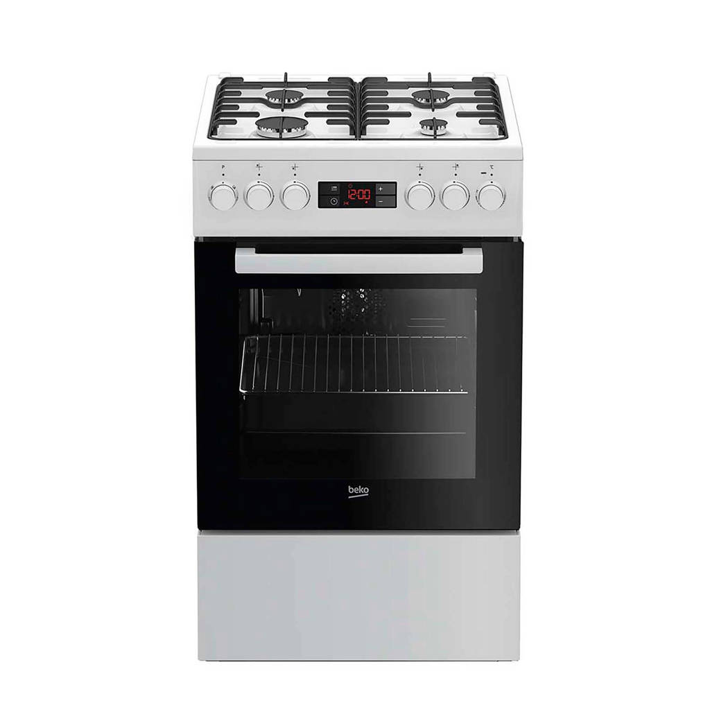 Beko FSE52322DWNL gasfornuis, Wit