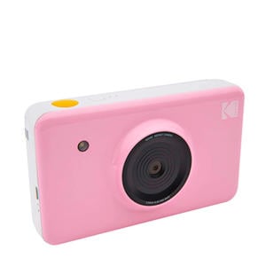 MINISHOT PINK INCL DYESUB CARTRIDGE VOOR 20 FOTO'S instant compact camera
