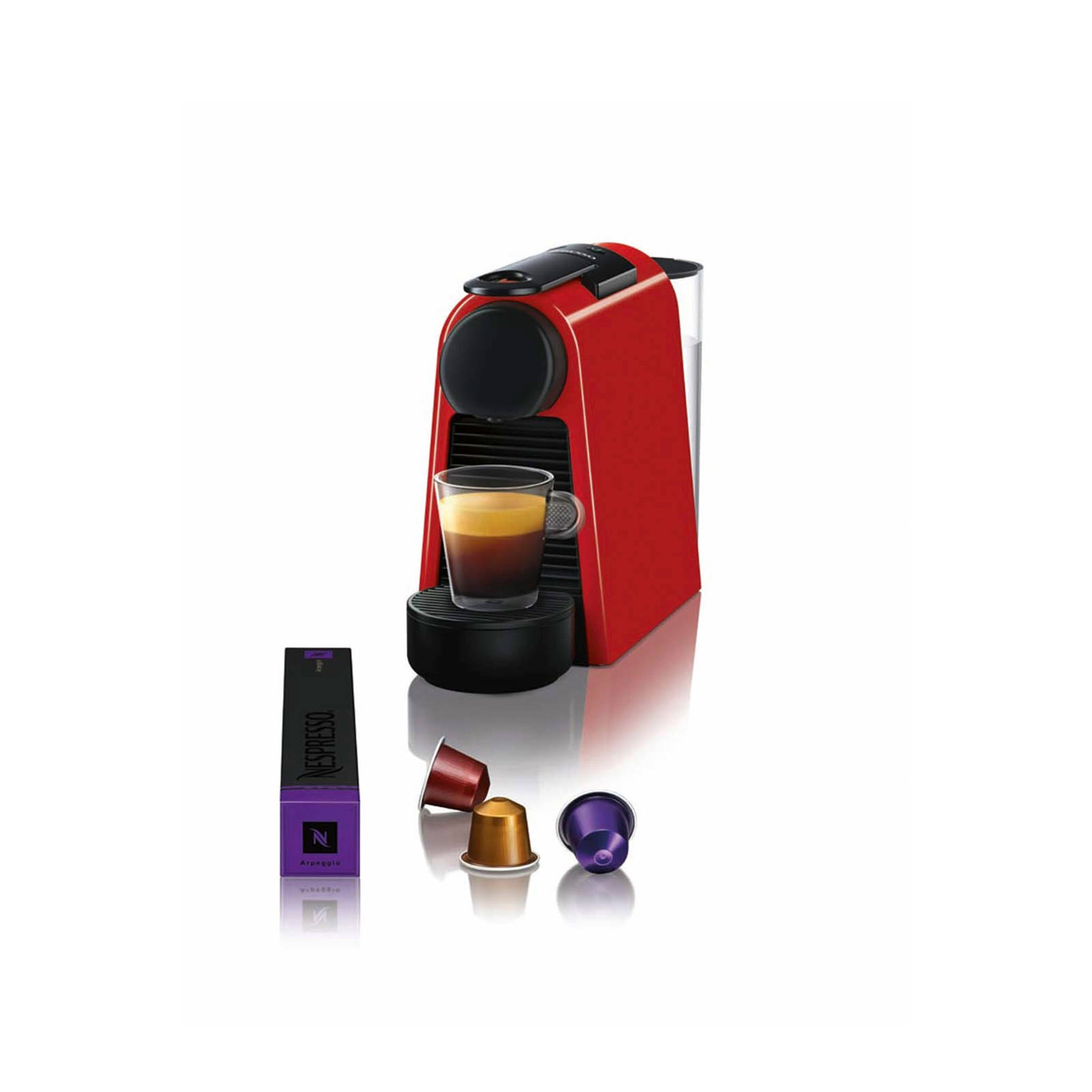 Economisch bevel ik ben gelukkig Magimix Essenza Mini Ruby Red M115 Nespresso machine | wehkamp