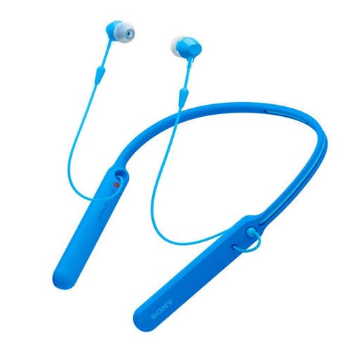 Sony In Ear Bluetooth Koptelefoon Wi C400 Blauw sony kopen in de aanbieding