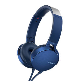 MDR-XB550 on-ear koptelefoon blauw