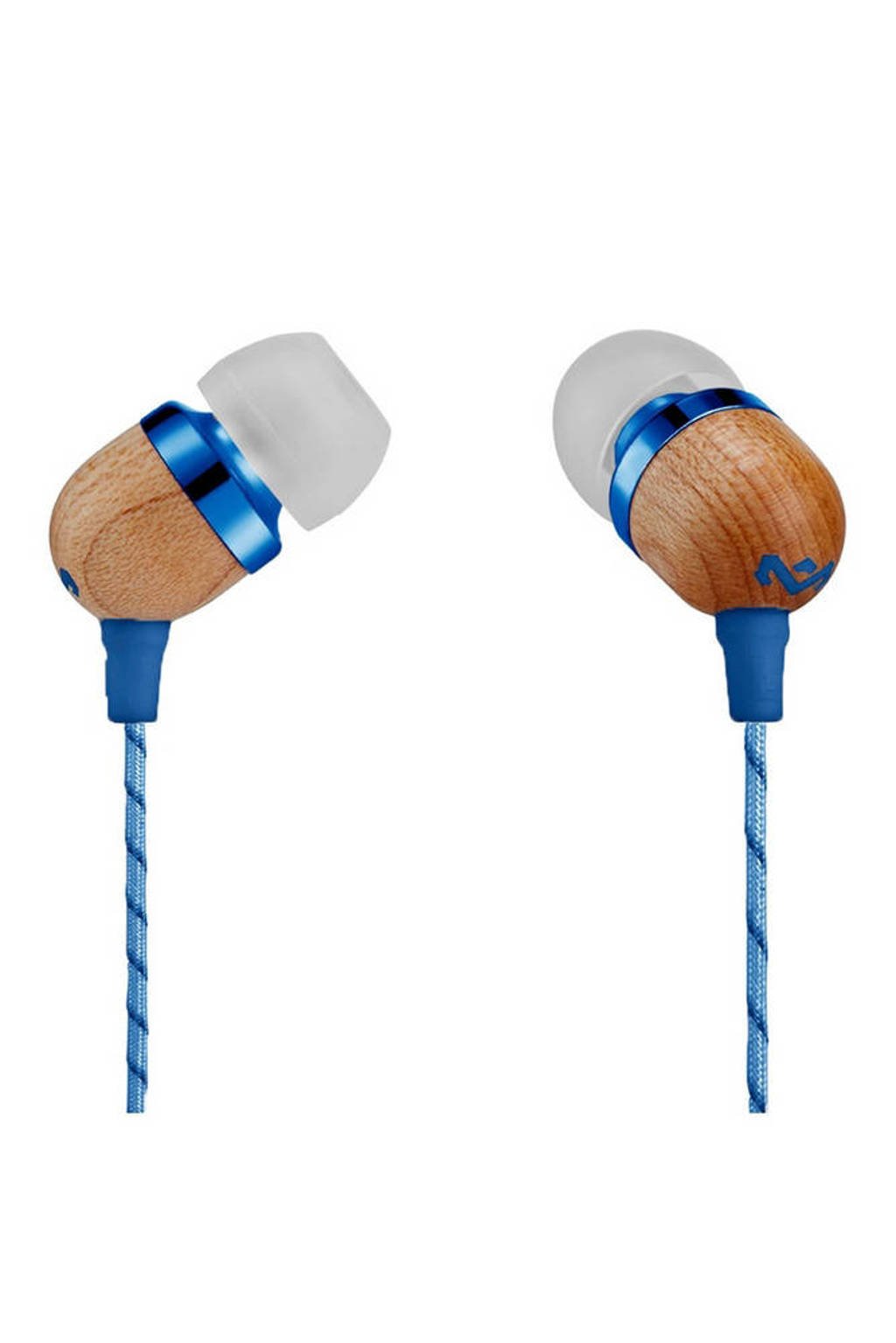 House of Marley Smile Jamaica Denim in-ear koptelefoon blauw, Blauw