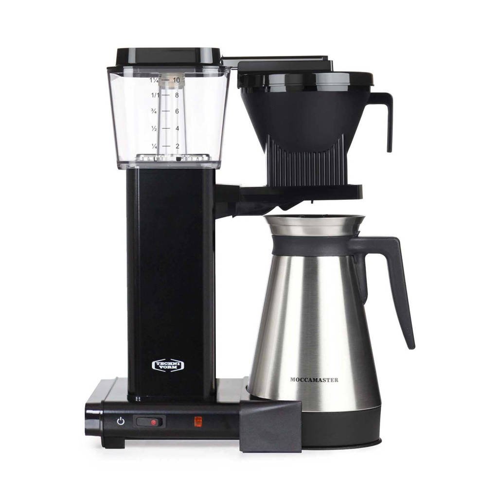 Moccamaster KBGT 741 Thermos koffiezetapparaat, zwart met grijs