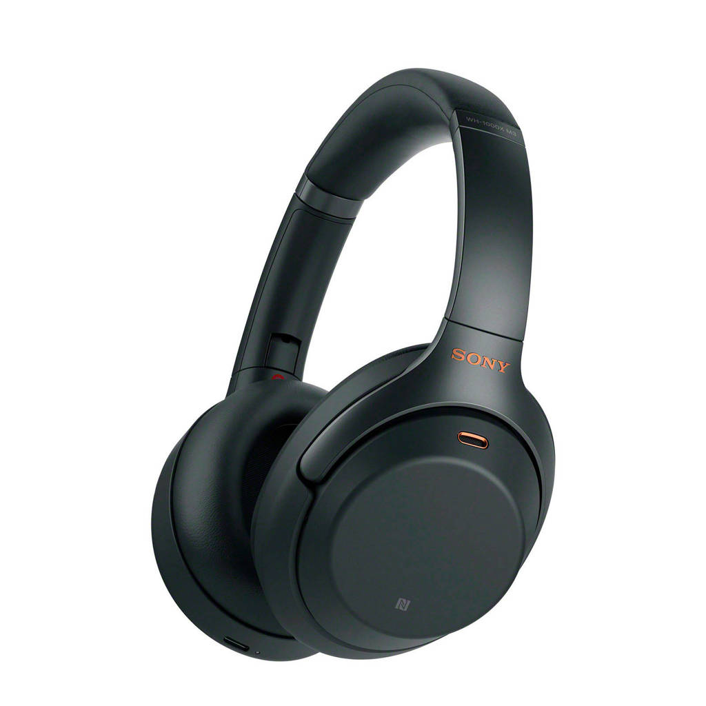 Sony WH-1000XM3B draadloze Noise Cancelling hoofdtelefoon (zwart), Zwart
