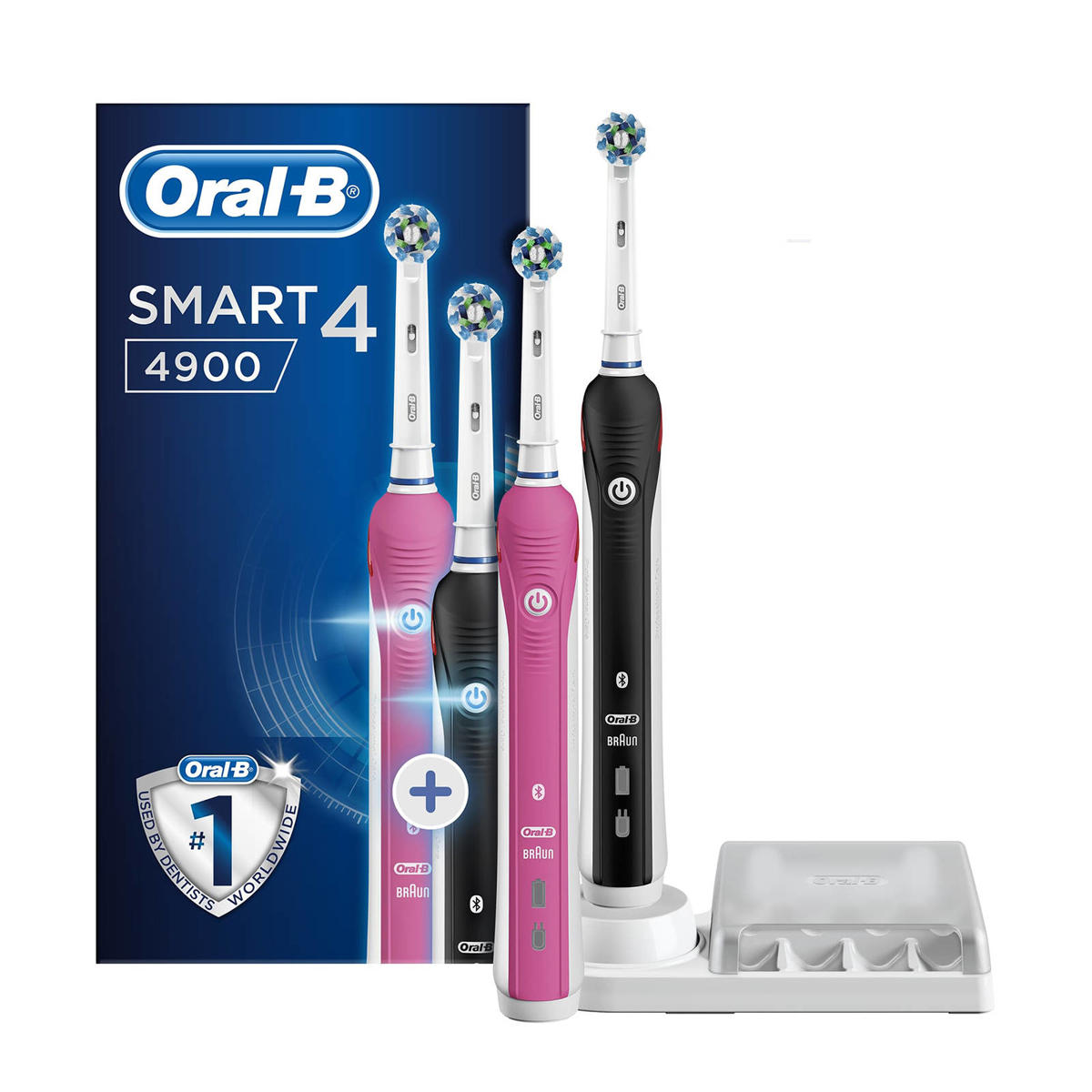 Meting hoesten analoog Oral-B SMART 4 4900N elektrische tandenborstel duoverpakking | wehkamp