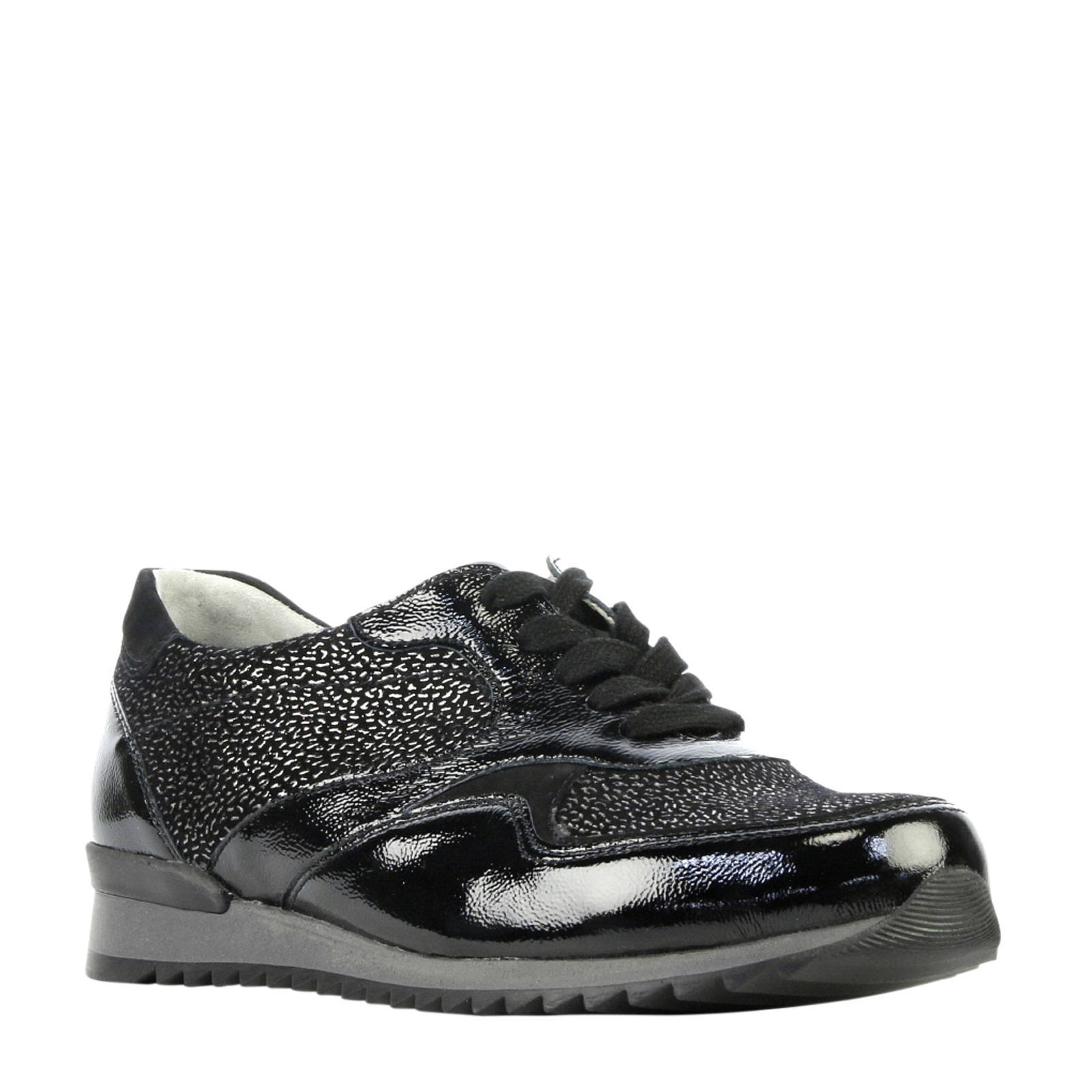Waldlaufer lakleren sneakers met print zwart | wehkamp