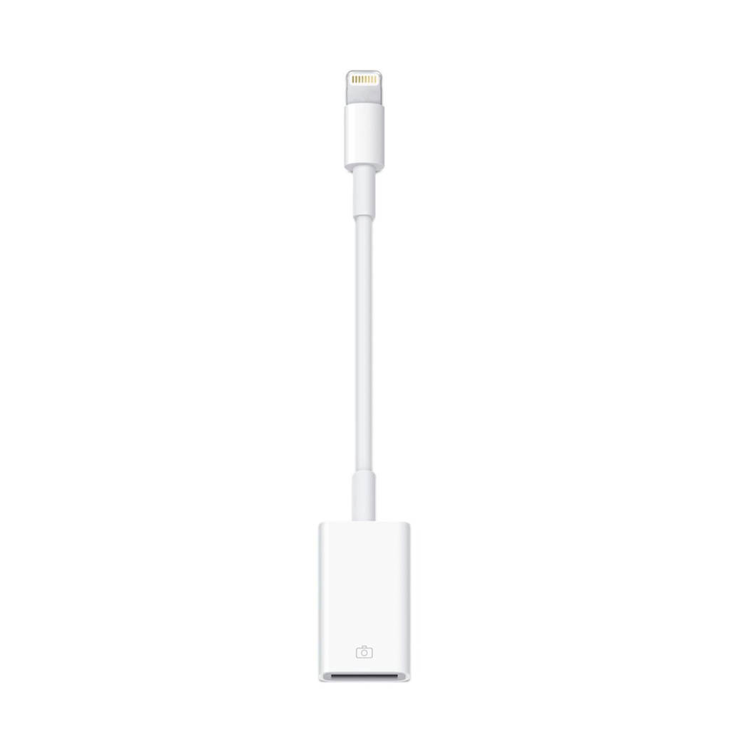 Apple lightning naar USB camera adapter, Wit