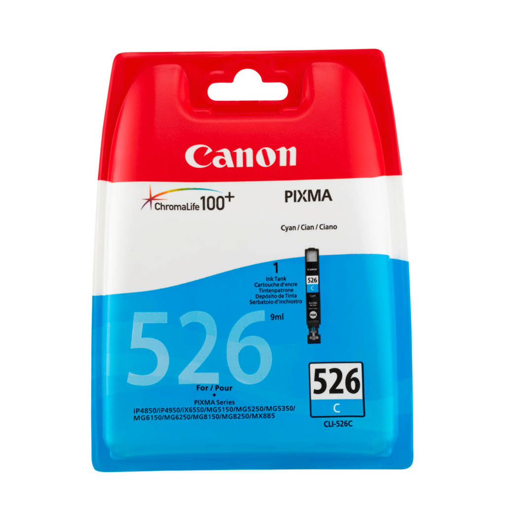 Canon CLI526CY inktcartridge (cyaan), Cyaan