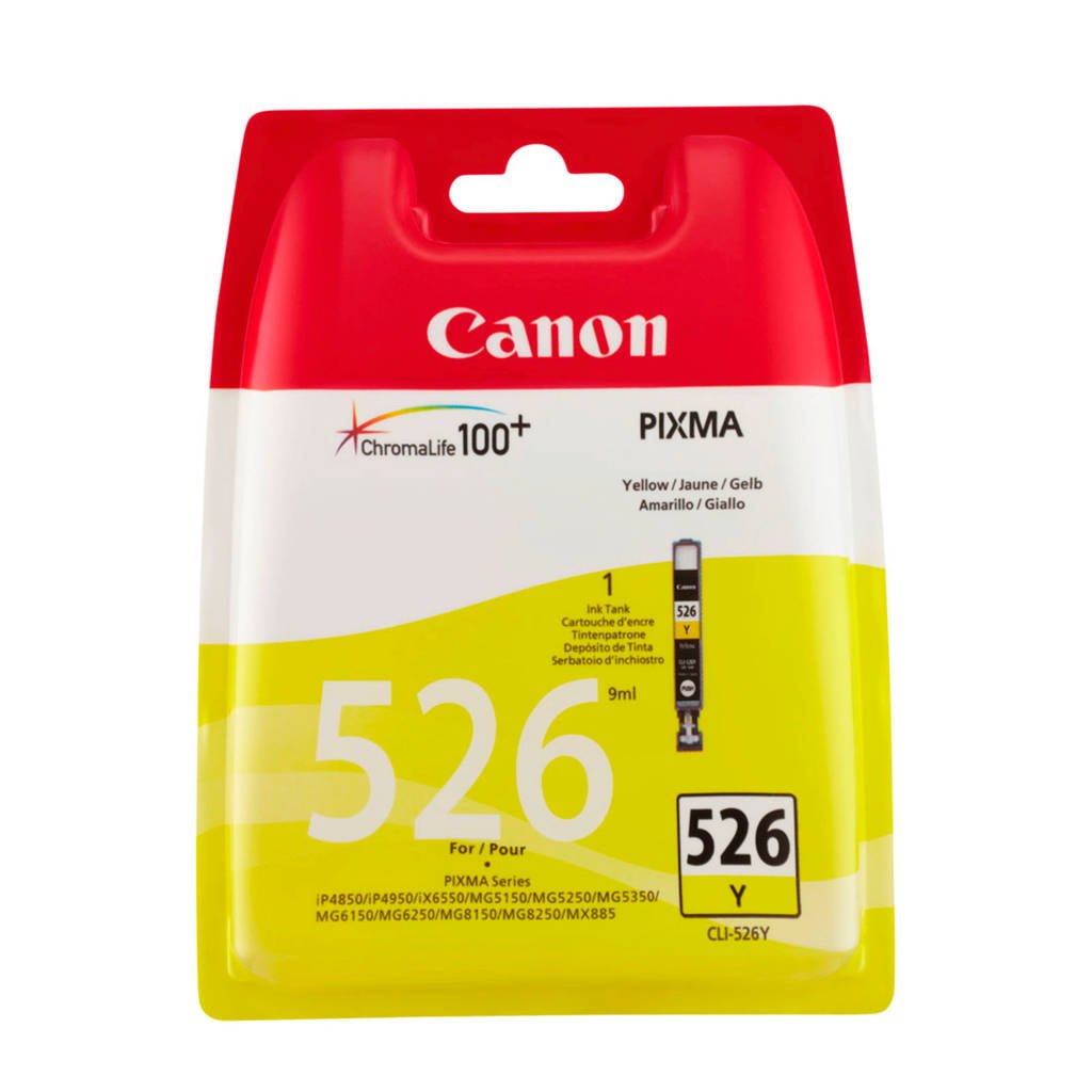 Canon CLI526Y cartridge (geel), Geel