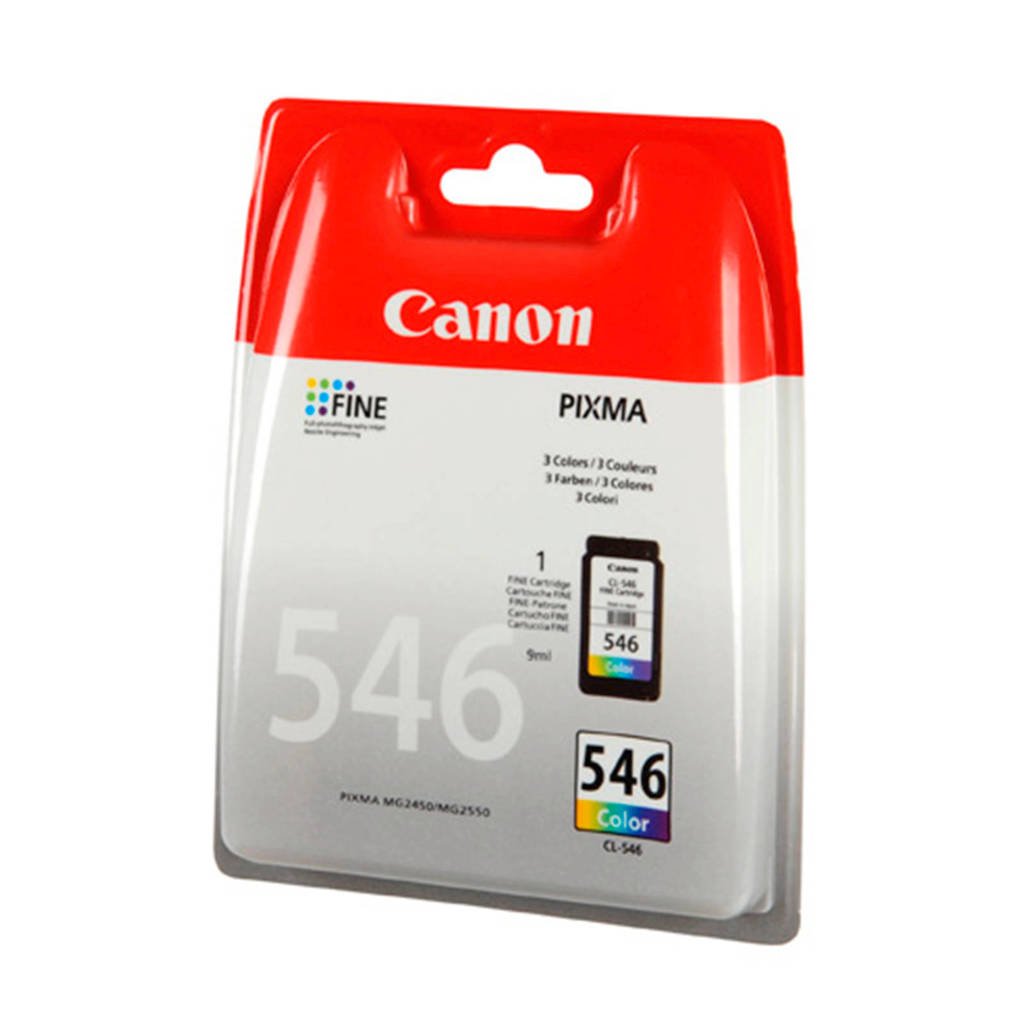 Canon CL546 cartridge (kleur0, Geel, Cyaan en Magenta