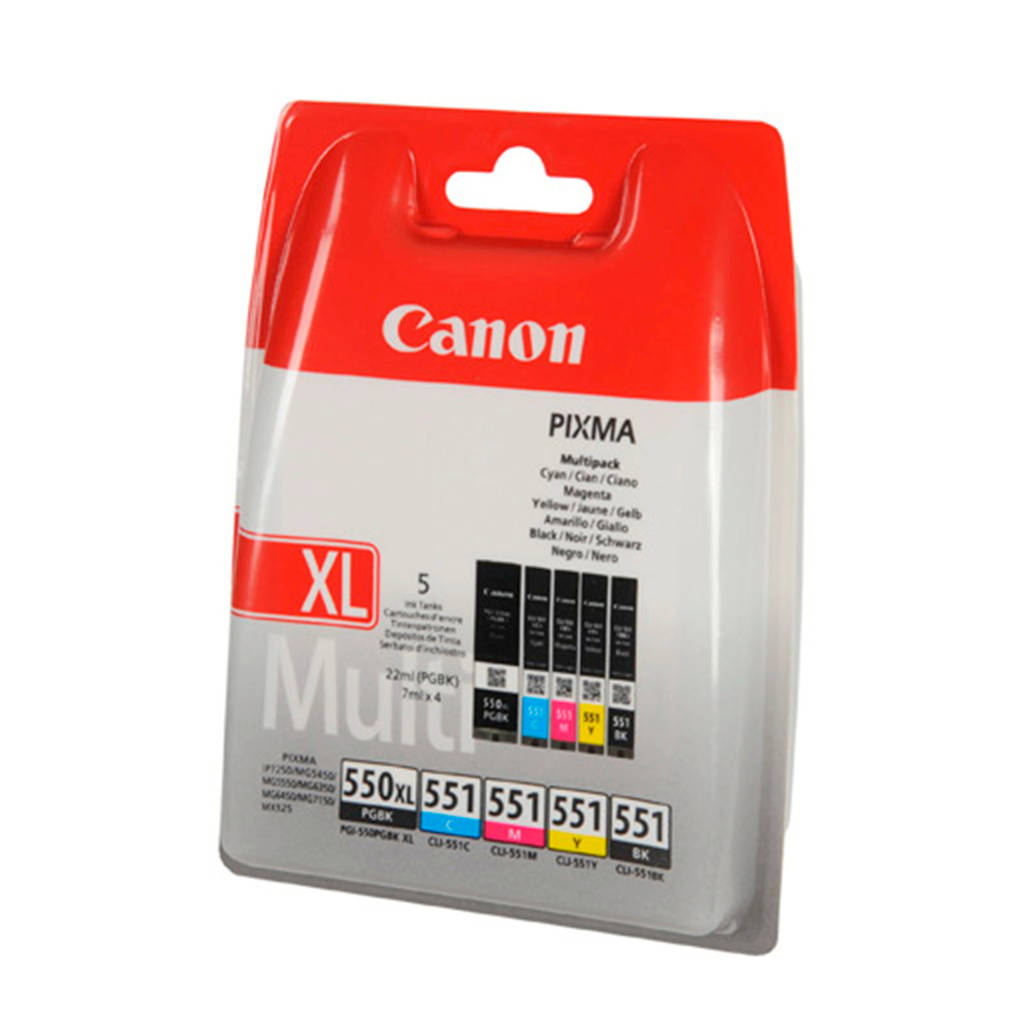 Canon PG550CL551 cartridge voordeelpak, Multi