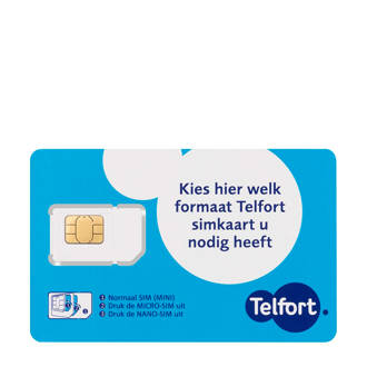 prepaid simkaart (3-in-1)