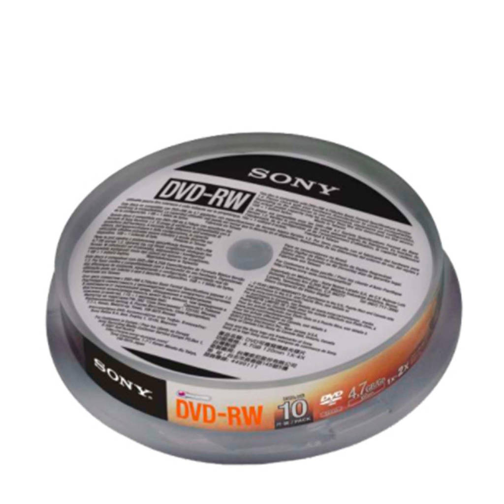 Sony Sony Dvd Rw Sp X10 Dvd Rw 10 Stuks Wehkamp