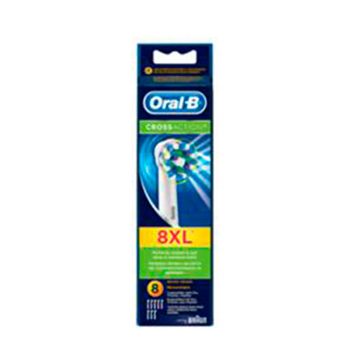 Oralb Oral B Cross Action Opzetborstels 8 Stuks oralb kopen in de aanbieding