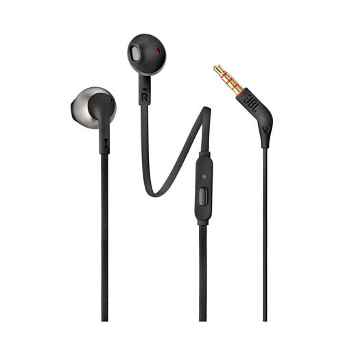 Jbl T205 In Ear Koptelefoon Zwart jbl kopen in de aanbieding