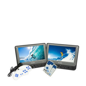DVP9948DUO+GC portable DVD-speler met 2 schermen/2 spelers