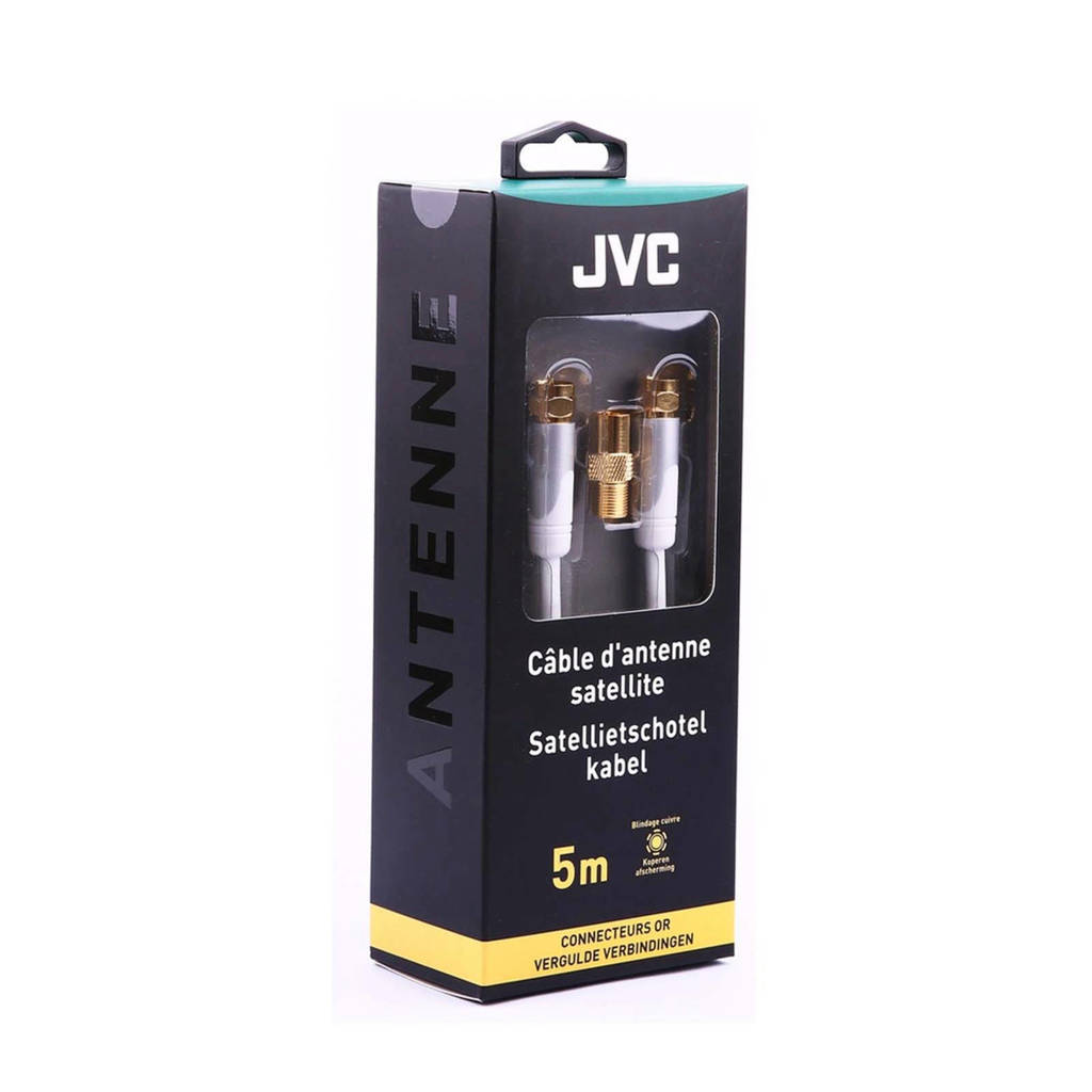 JVC satellietschotel kabel CORDN F M/M WH