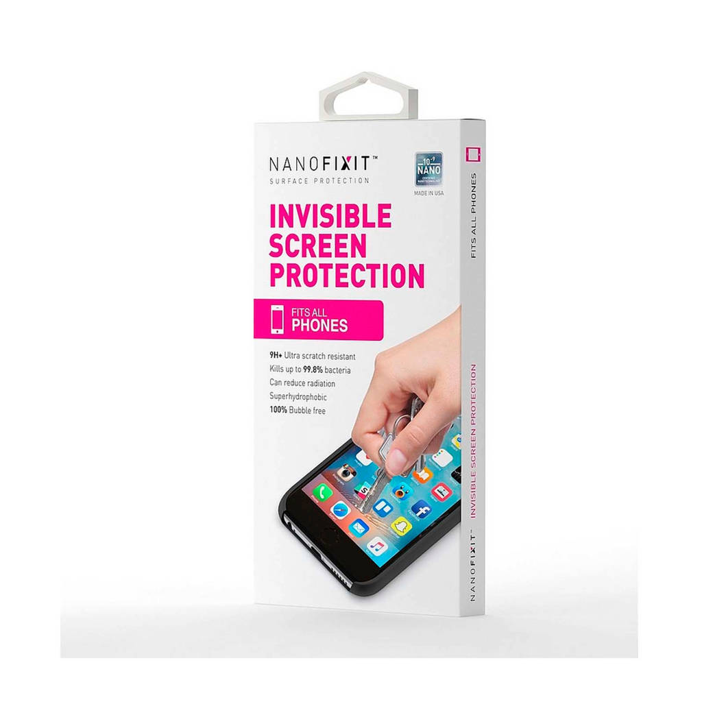Nanofixit universele vloeibare screenprotector, Transparant