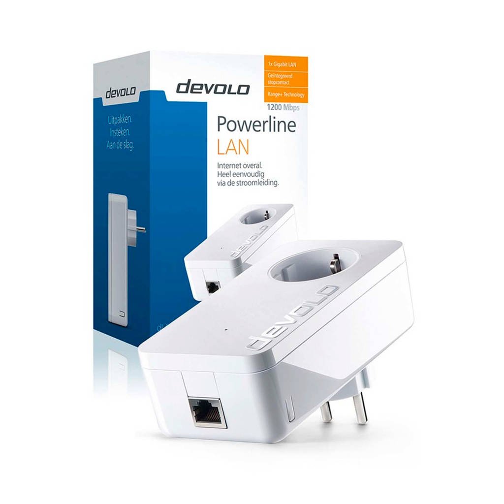 Devolo dLAN 1200+ Powerline adapter, Wit
