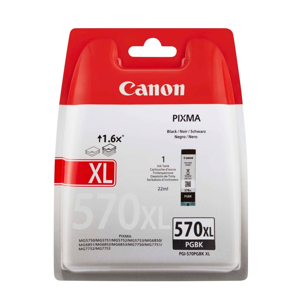 Canon PGI-570 PGBK XL inktcartridge zwart, Zwart