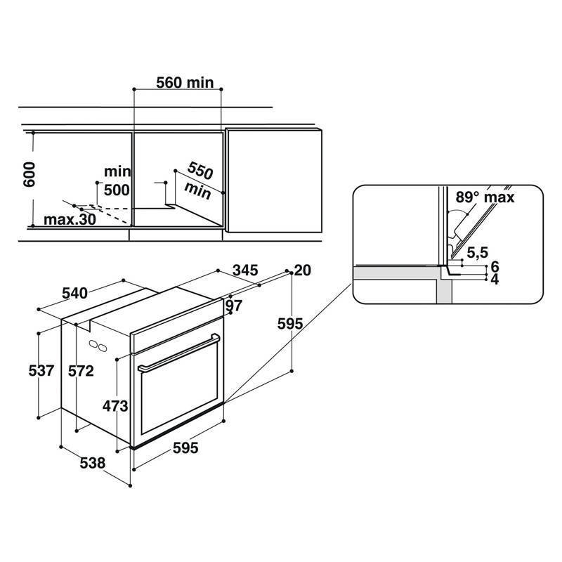 Whirlpool AKZ9 7890 IX inbouwoven | wehkamp