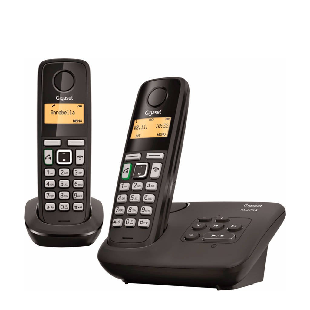 Gigaset AL275A DUO-BLK Huistelefoon, Zwart
