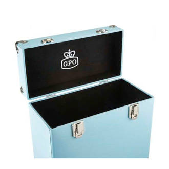 platenkoffer CASE 12inch blauw