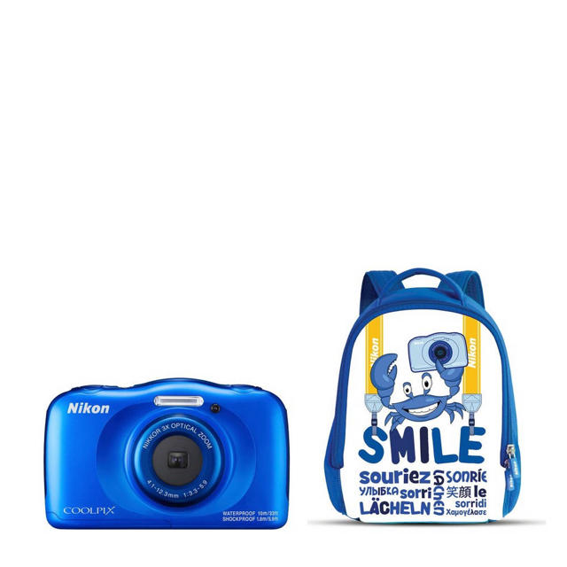 lobby vangst combinatie Nikon Coolpix W100 Backpack kit compact camera | wehkamp