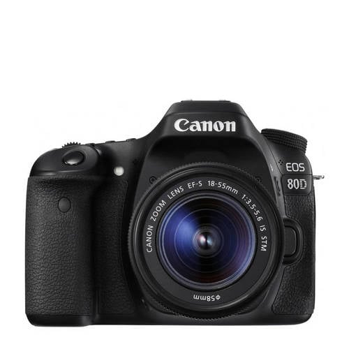Canon Eos 80D Ef S 18 55 Is Stm Spiegelreflexcamera canon kopen in de aanbieding
