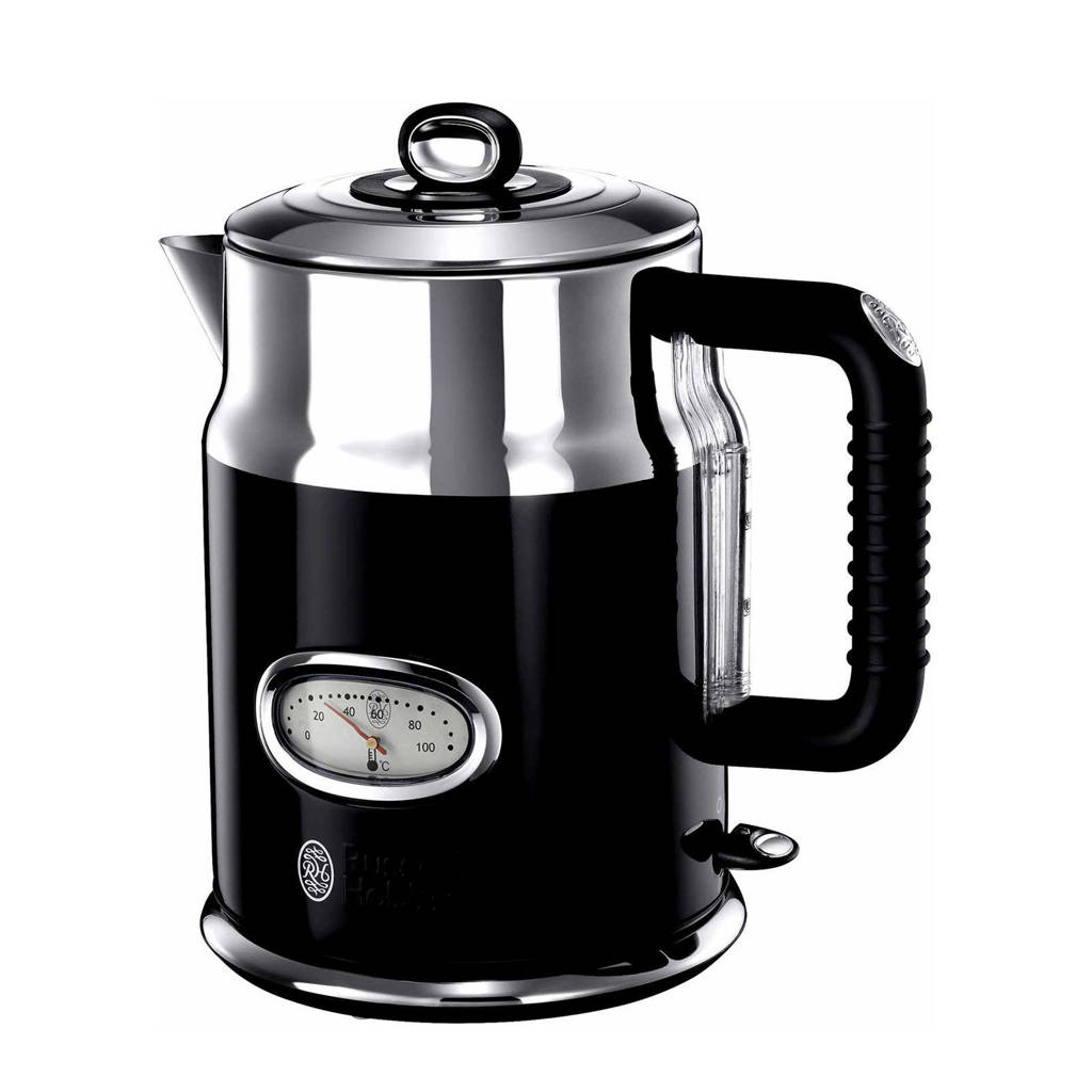 Russell Hobbs Retro Classic Noir waterkoker, Zwart